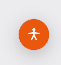 Pulsante widget arancio