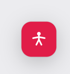 Pulsante widget rosa