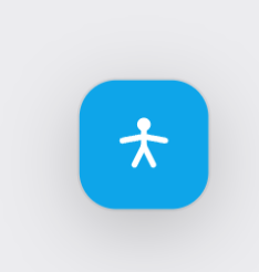 Pulsante widget arrotondato