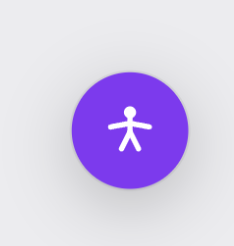 Pulsante widget violetto